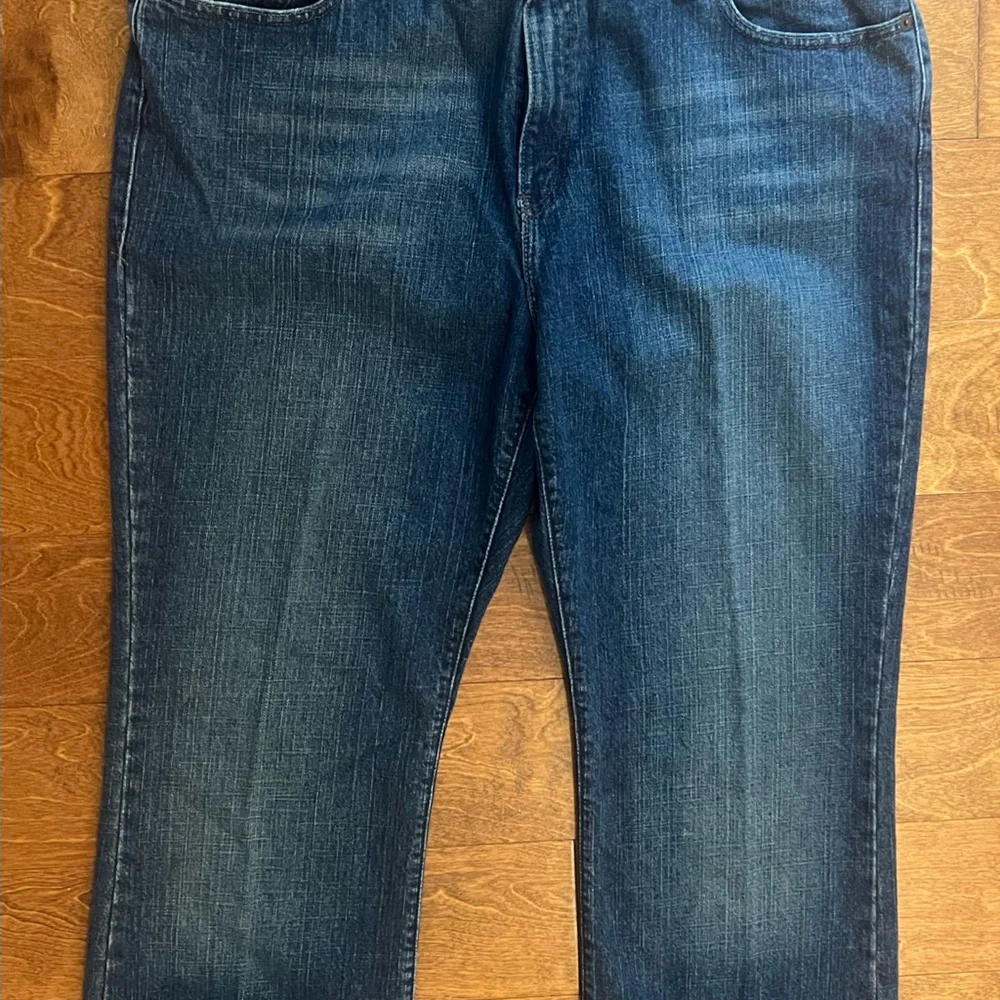 VintageLevi’s 515 Bootcut Jeans | Dark Wash Y2K Denim | Classic Levi’s | Sz 20‎ - Picture 2 of 9